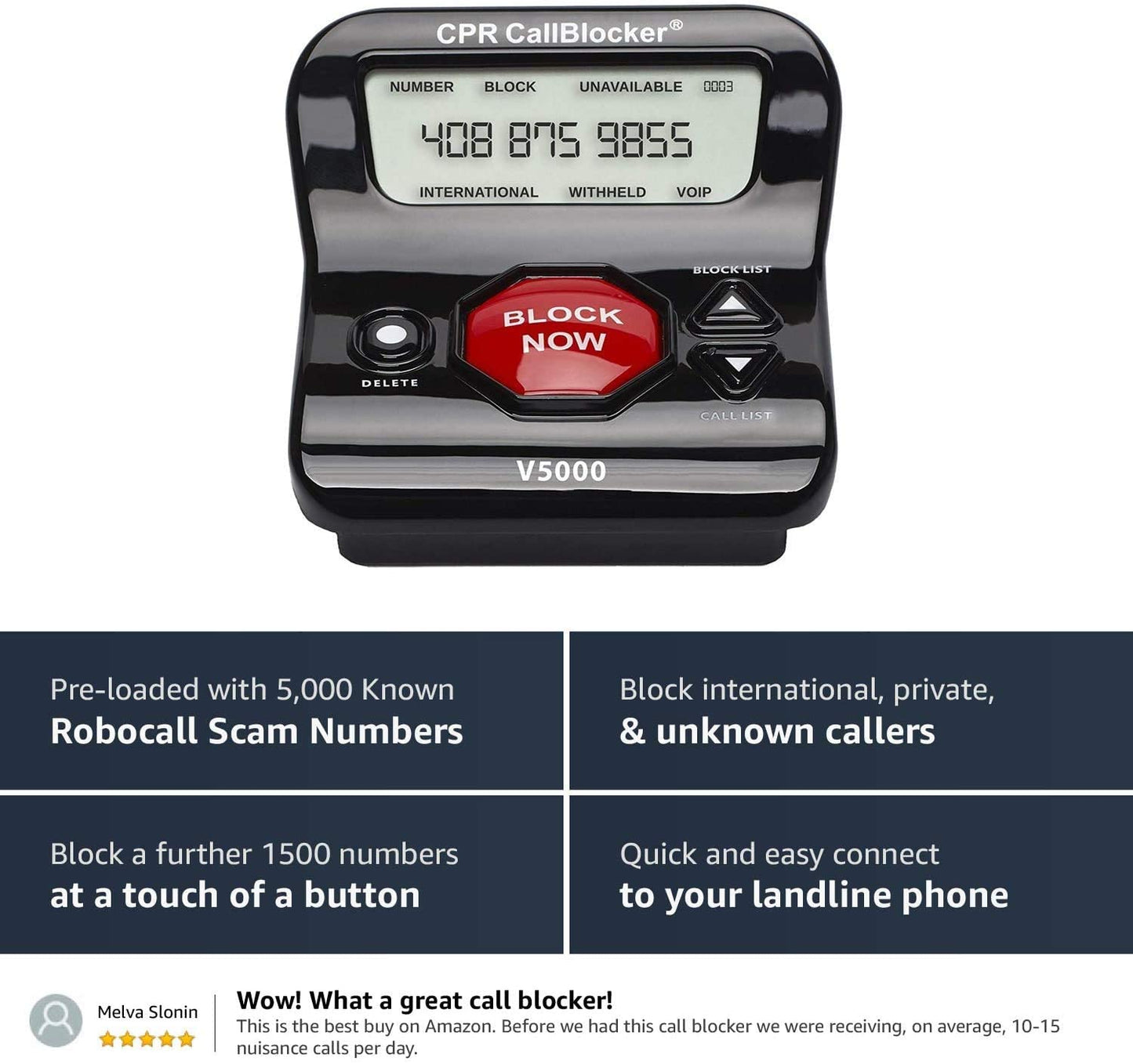 CPR Call Blocker V5000+