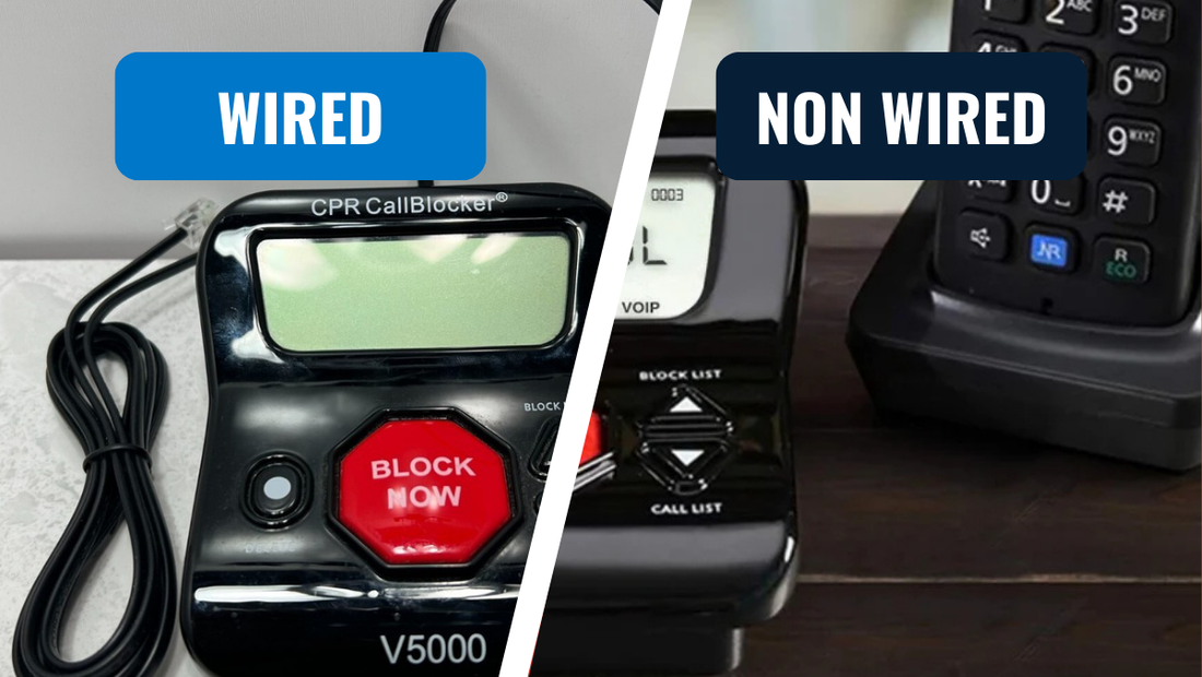 What Are the Differences Between Wired and Wireless Landline Call Blockers? 
