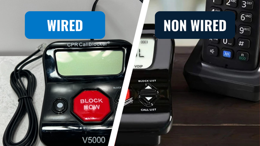 What Are the Differences Between Wired and Wireless Landline Call Blockers? 