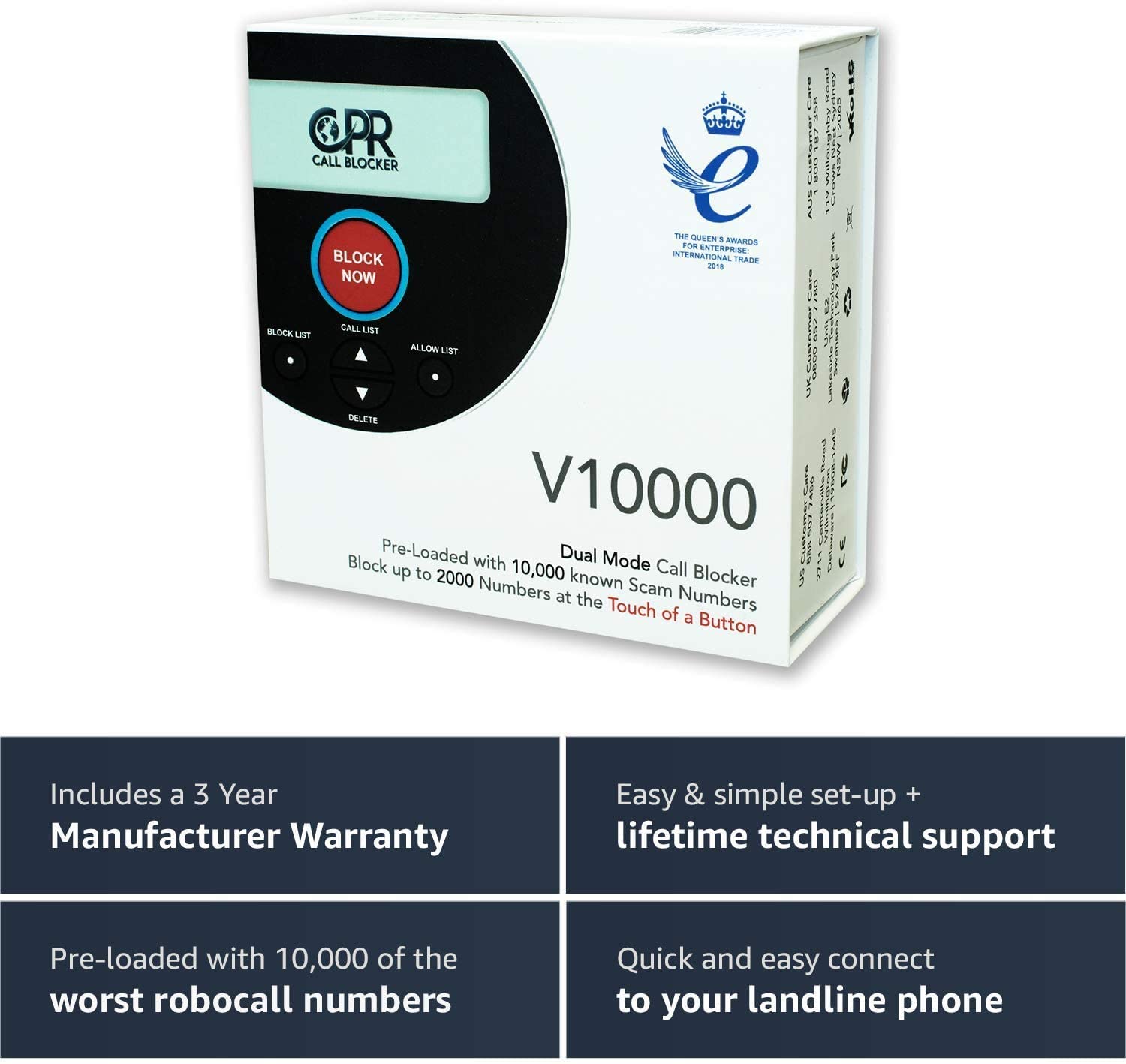 Trade Blocker V10000 Landline Call Blocker - Trade in Deal.