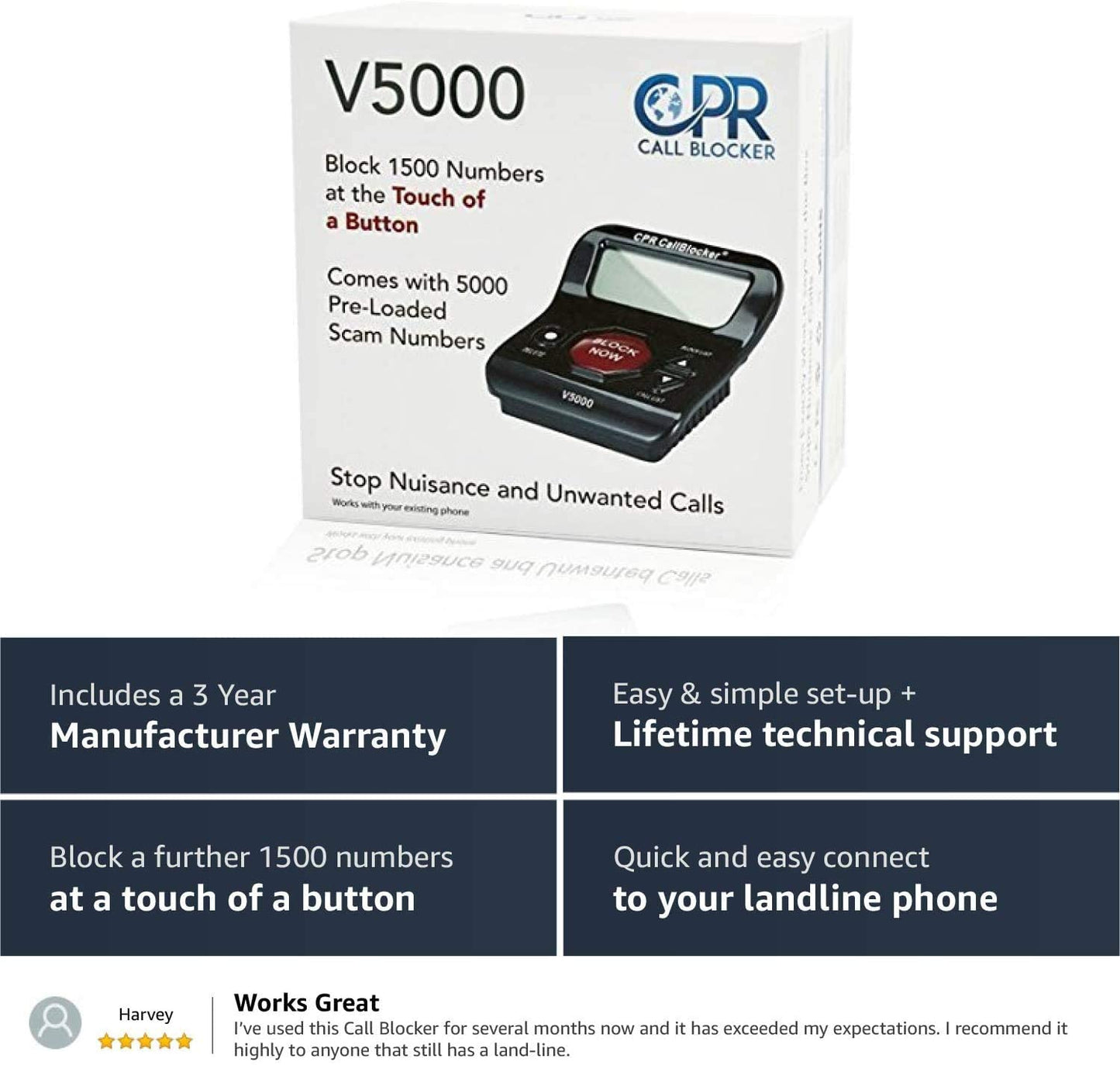 CPR Call Blocker V5000+