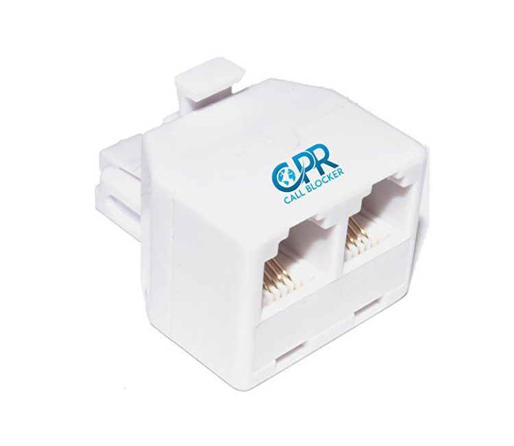 Phone Socket To Router Cable CPR RJ11 Plug to 2 Way RJ11 Telephone Socket Adapter.